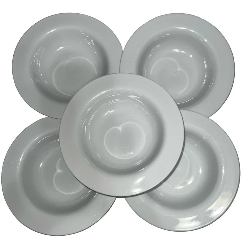Pier 1 Luminous White Porcelain Soup Pasta Bowls 8.5